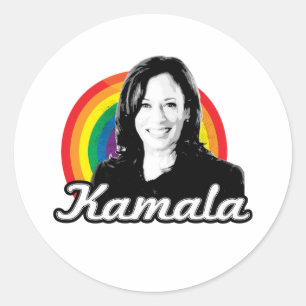 Sticker Rond Rainbow Kamala