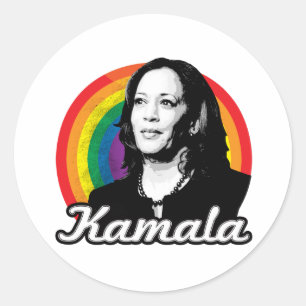 Sticker Rond Rainbow Kamala