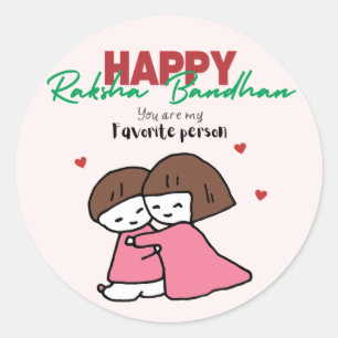 Sticker Rond Raksha Bandhan