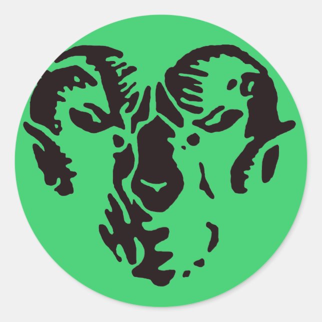 Sticker Rond Ram (Devant)