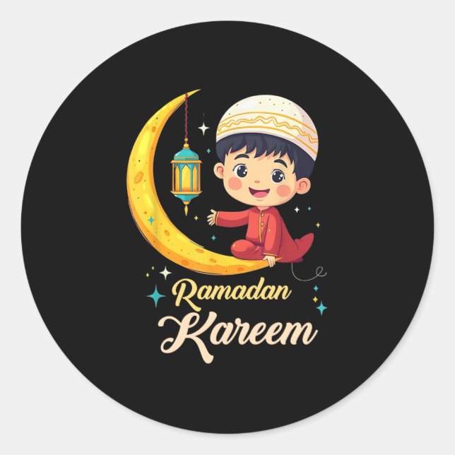 Sticker Rond Ramadan Kareem (Devant)