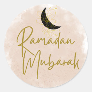 Sticker Rond Ramadan Moubarak