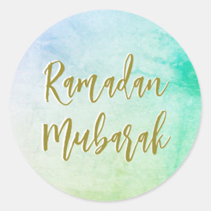 Sticker Rond Ramadan Moubarak