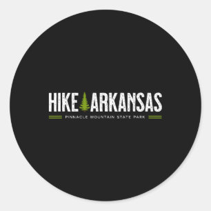 Sticker Rond Randonnée Arkansas Pinnacle Mountain State Park Ré
