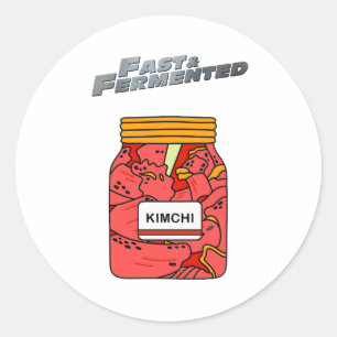 STICKER ROND RAPIDE ET FERMENTÉ