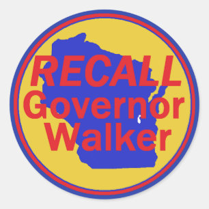 Sticker Rond RAPPELER L'Autocollant Walker
