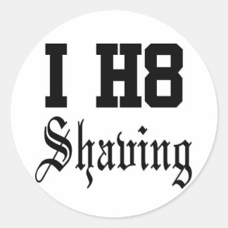 Sticker Rond rasage