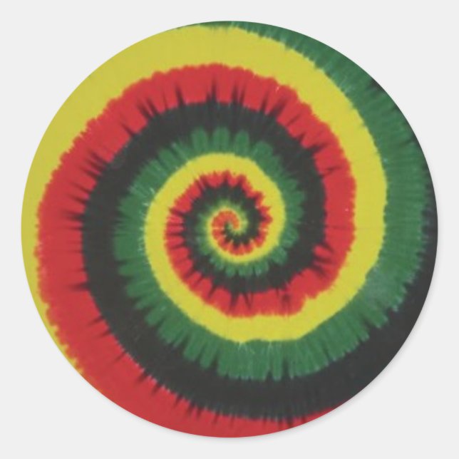 Sticker Rond Rasta (Devant)