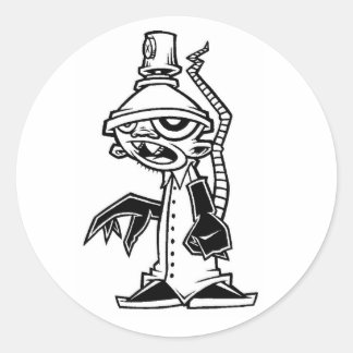 Sticker Rond rat de laboratoire