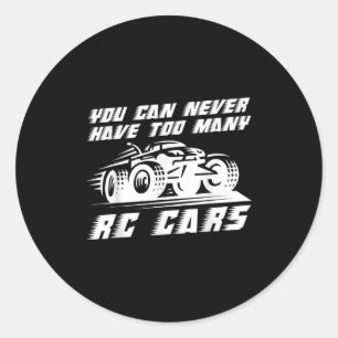 Sticker Rond Rc Car Art Pour Hommes Femmes Enfants Rc Racing Tr