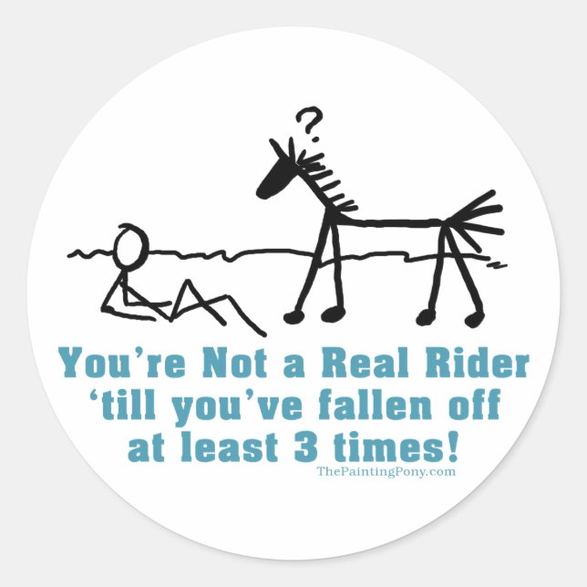 Sticker Rond Real Rider (Devant)