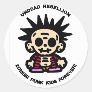 STICKER ROND 'RÉBELLION NON MORT'