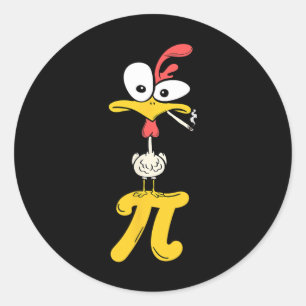 Sticker Rond Rebus Joyeux Pi Day