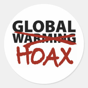 Sticker Rond Réchauffement climatique
