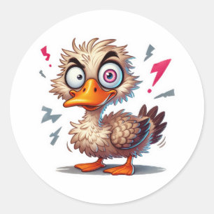 Sticker Rond Récompense de canard