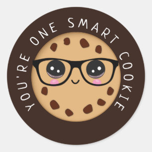 Sticker Rond Récompense étudiante Smart Cooky