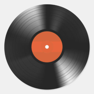 Sticker Rond Record