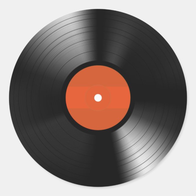 Sticker Rond Record (Devant)