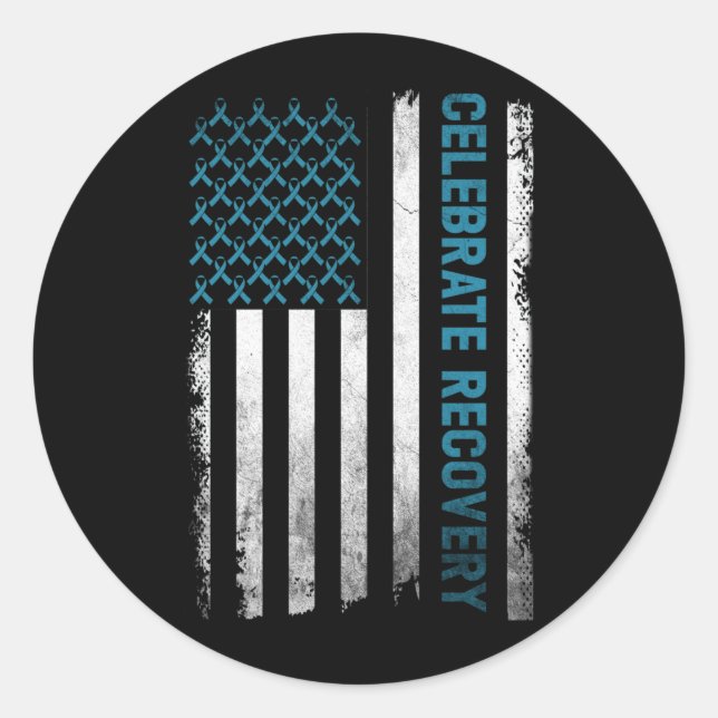 Sticker Rond Récovery (Devant)