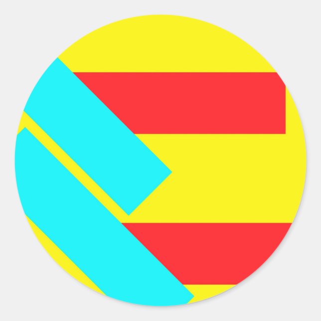 Sticker Rond Rectangles (Devant)