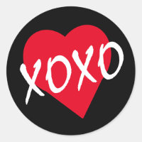 Red Heart XOXO Valentine's Day Classique simple