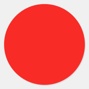 Sticker Rond Red Nothing, sauf Color Visual Language Tools