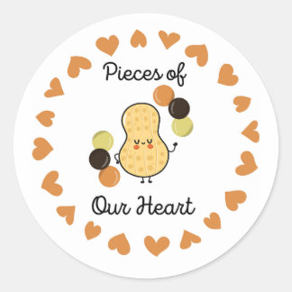 Sticker Rond Reese Pièces de Notre Cœur 