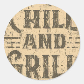 Sticker Rond Refroidissement Et Grill