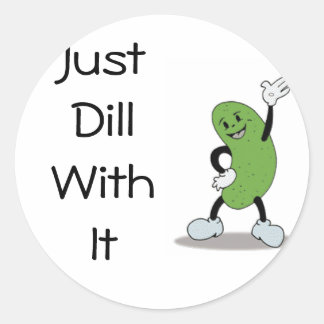 Sticker Rond Refroidissez simplement avec l'autocollant