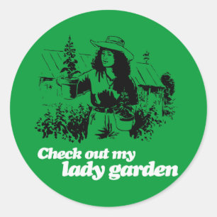 Sticker Rond REGARDEZ MON JARDIN DE DAME - BLANC -.png