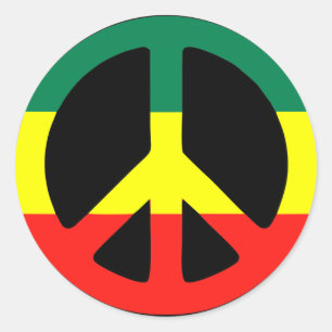 Sticker Rond Reggae