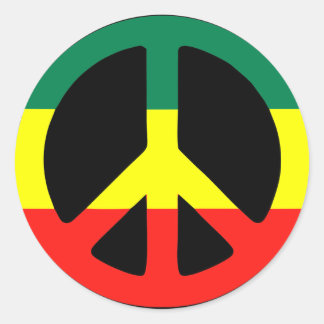 Sticker Rond Reggae