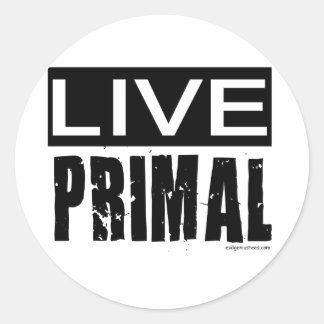 Sticker Rond régime primal/paléo