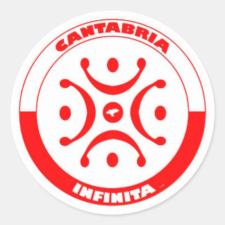 Sticker Rond Région cantabrique Infinie 2012