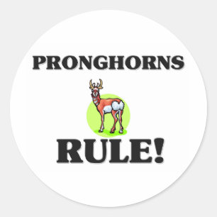 Sticker Rond Règle de PRONGHORNS !