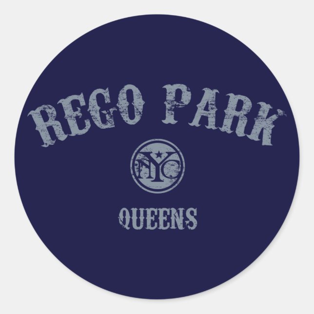 Sticker Rond Rego Park (Devant)