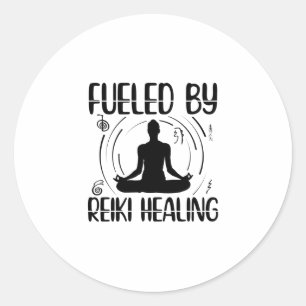 Sticker Rond Reiki Healing Energy Idée Cadeau Pour Les Maître