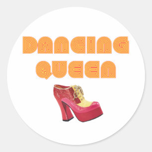 Sticker Rond Reine dansante