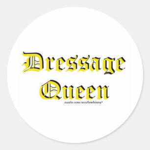 Sticker Rond Reine de la contrainte