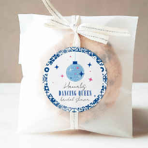 Sticker Rond Reine de la danse grecque Musical disco enterremen