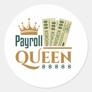 Sticker Rond Reine de paie