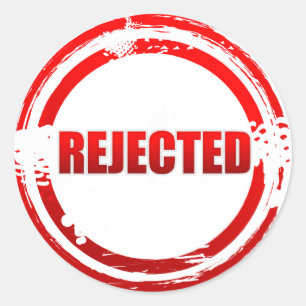 Sticker Rond Rejeté