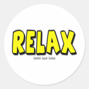 Sticker Rond Relax
