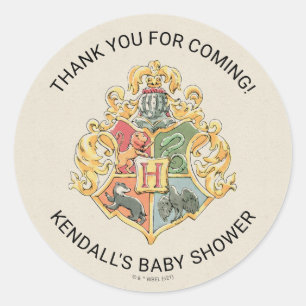 Sticker Rond Remerciement pour Baby Shower Harry Potter