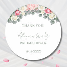 Remerciements pour la Baby Shower aux Roses de Jar
