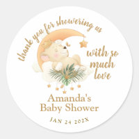 Remerciements pour la Baby Shower du petit Lion