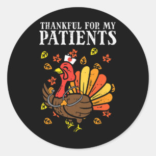 Sticker Rond Remerciements Pour Les Patients Turquie Infirmière