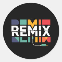 Remix Audio | Graphisme Géométrique Rétro Musique 
