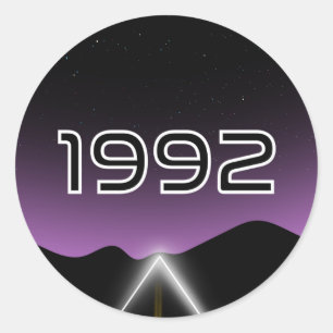 Sticker Rond Rencontres 1992