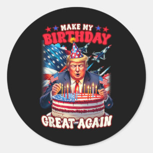 Sticker Rond Rendez votre anniversaire formidable
